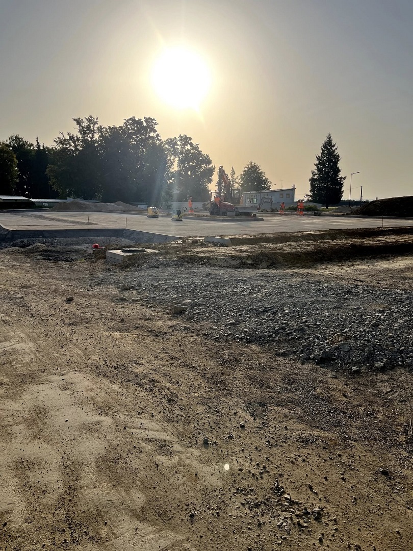 CCPLx - abords du pôle aquatique - travaux du parking 2025