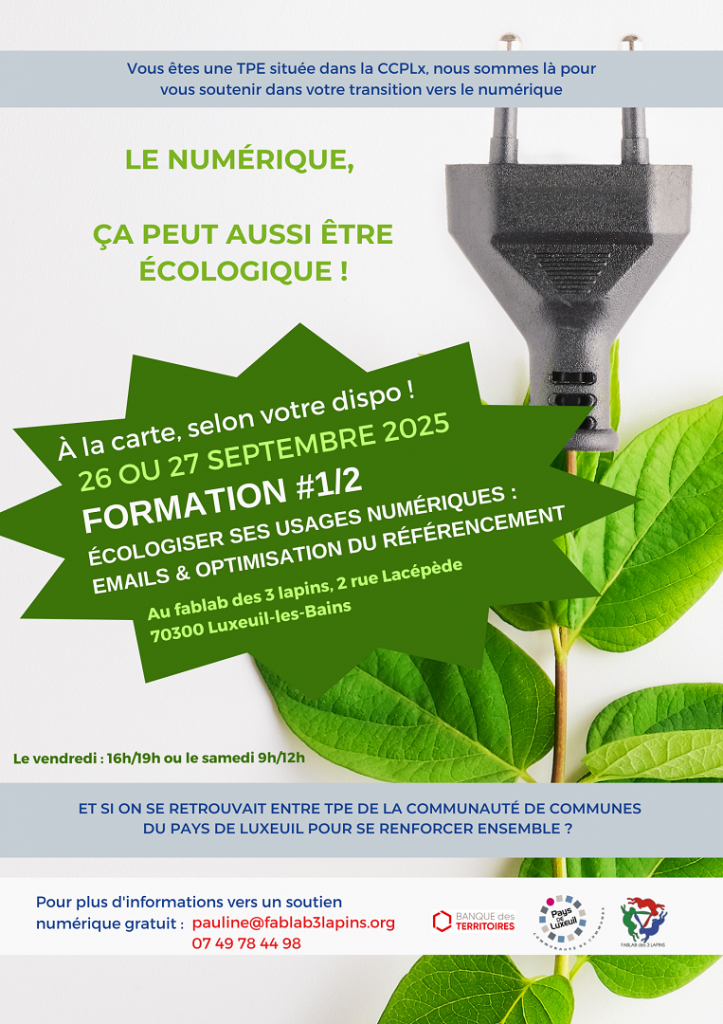CCPLx - Dev eco Atelier à destination des TPE du territoire - emails et optimisation du référencement