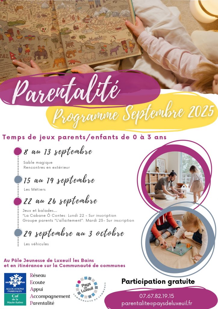 CCPLx -Parentalité - programme steptembre 2025