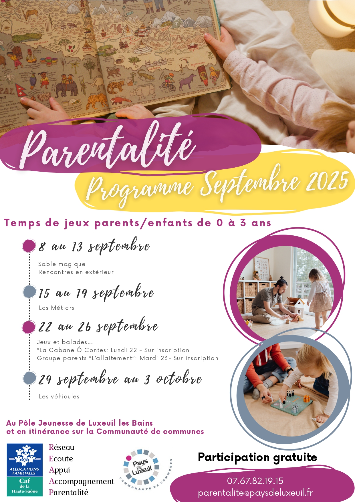 CCPLx -Parentalité - programme steptembre 2025