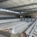 CCPLx Pôle aquatique - pose du carrelage septembre 2025