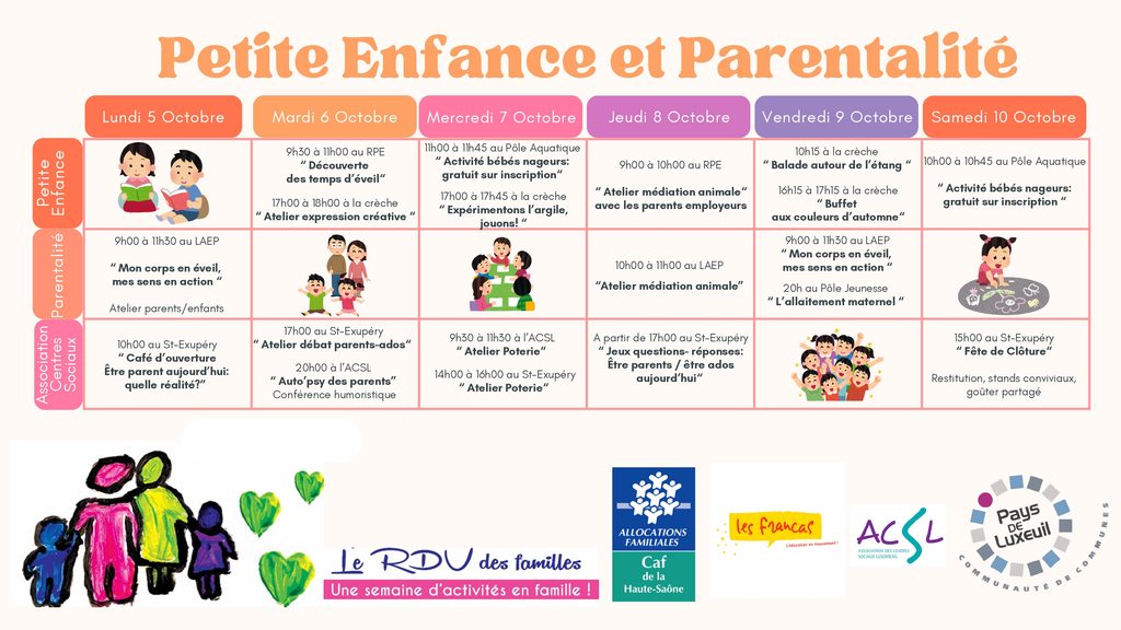 Programme RDV des familles 2026