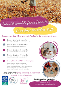 LAEP CCPLx - Programme Novembre 2026